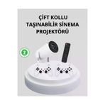 MEKs Wi-Fi 6 Ve Bluetooth 5.0 Destekli 4K Akıllı Projeksiyon Cihazı - Hep-1755-5171