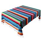 Meksika battaniye Serape piknik halı atmak masa örtüsü sıcak çubuk 120 x 180 cm el dokuması geleneksel tasarım yoga ve ev dekor için