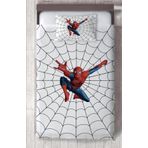 Mekta Home Bebek Ve Çocuk Odası Ağ Ve Spiderman Desenli Yatak Örtüsü
