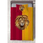 Mekta Home Bebek ve Çocuk Odası Aslan Desenli Yatak Örtüsü - Renkli - 140 x 220 cm