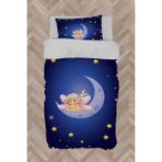 Mekta Home Bebek ve Çocuk Odası Ay Üzerinde Uçan Peri Kız Desenli Nevresim Takımı - Renkli - 160 x 230 cm