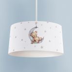 Mekta Home Bebek Ve Çocuk Odası Ayda Uyuyan Sevimli Ayı Desenli Avize
