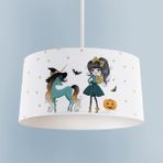Mekta Home Bebek ve Çocuk Odası Bal Kabaklı Unicorn Desenli Avize - Renkli - 1