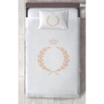 Mekta Home Bebek ve Çocuk Odası Başak Desenli Yatak Örtüsü - Renkli - 140 x 220 cm
