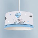 Mekta Home Bebek ve Çocuk Odası Bisikletli Fil Desenli Avize - Renkli - 1