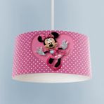 Mekta Home Bebek ve Çocuk Odası Büyük Kalpli Minnie Mause Desenli Avize - Renkli - 1