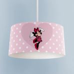 Mekta Home Bebek ve Çocuk Odası Büyük Kalpli Minnie Mause ve Puantiyeli Avize - Renkli - 1