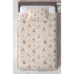 Mekta Home Bebek ve Çocuk Odası Hayvanlar Alemi Desenli Yatak Örtüsü - Renkli - 140 x 220 cm