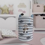 Mekta Home Bebek ve Çocuk Odası Izci Panda Desenli Oyuncak Sepeti - Renkli