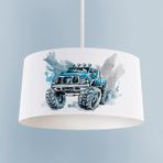 Mekta Home Bebek ve Çocuk Odası Jeep Desenli Avize - Renkli - 1