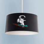 Mekta Home Bebek ve Çocuk Odası Kaykaylı Astronot Desenli Avize - Renkli - 1