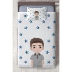Mekta Home Bebek ve Çocuk Odası Kız ve Erkek Çocuk Desenli Yatak Örtüsü - Renkli - 140 x 220 cm