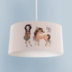 Mekta Home Bebek ve Çocuk Odası Kızılderili Desenli Avize - Renkli - 1