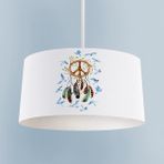 Mekta Home Bebek ve Çocuk Odası Kuş Desenli Avize - Renkli - 1