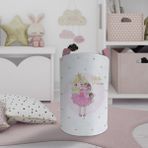 Mekta Home Bebek ve Çocuk Odası Little Princess Desenli Oyuncak Sepeti - Renkli
