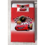 Mekta Home Bebek ve Çocuk Odası Mcqueen Desenli Yatak Örtüsü - Renkli - 140 x 220 cm