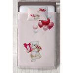 Mekta Home Bebek ve Çocuk Odası Mickey Mause Desenli Yatak Örtüsü - Renkli - 140 x 220 cm