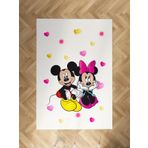 MEKTA HOME BEBEK VE ÇOCUK ODASI Mickey ve Minnie Mause Desenli Halı