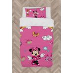 Mekta Home Bebek ve Çocuk Odası Pembe Mavi Seksekli Nevresim Takımı - Renkli - 160 x 230 cm