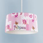 Mekta Home Bebek ve Çocuk Odası Princess Desenli Pembe Avize - Renkli - 1