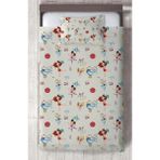 Mekta Home Bebek ve Çocuk Odası Renki Sirk Desenli Yatak Örtüsü - Renkli - 140 x 220 cm