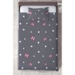 Mekta Home Bebek ve Çocuk Odası Seksek Desenli Çerçeveli Yatak Örtüsü - Renkli - 140 x 220 cm