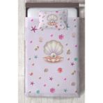 Mekta Home Bebek ve Çocuk Odası Seksekli ve Deniz Fenerli Yatak Örtüsü - Renkli - 140 x 220 cm