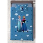 Mekta Home Bebek ve Çocuk Odası Seksekli ve Elsa Anna Desenli Yatak Örtüsü - Renkli - 140 x 220 cm