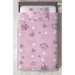 Mekta Home Bebek ve Çocuk Odası Sesekli Kelebek Desenli Yatak Örtüsü - Renkli - 140 x 220 cm