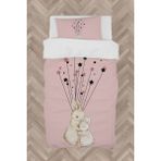 Mekta Home Bebek ve Çocuk Odası Sevimli Tavşan Desenli Nevresim Takımı - Renkli - 160 x 230 cm