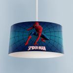 Mekta Home Bebek ve Çocuk Odası Spider Man Desenli Lacivert Avize - Renkli - 1