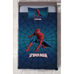 Mekta Home Bebek Ve Çocuk Odası Spider Man Desenli Lacivert Yatak Örtüsü
