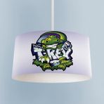 Mekta Home Bebek ve Çocuk Odası T-Rex Desenli Avize - Renkli - 1