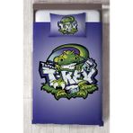 Mekta Home Bebek ve Çocuk Odası T-Rex Desenli Yatak Örtüsü - Renkli - 140 x 220 cm