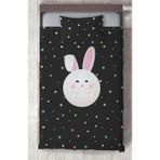 Mekta Home Bebek ve Çocuk Odası Tavşan ve Seksek Desenli Yatak Örtüsü - Renkli - 140 x 220 cm
