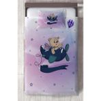 Mekta Home Bebek ve Çocuk Odası Uçan Sevimli Hayvan Desenli Yatak Örtüsü - Renkli - 140 x 220 cm