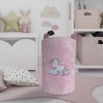 Mekta Home Bebek ve Çocuk Odası Unicorn ve Seksek Desenli Oyuncak Sepeti - Renkli