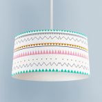 Mekta Home Bebek ve Çocuk Odası Zikzak Desenli Avize - Renkli - 1