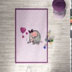 Mekta Home Filli Kız Çocuk Odası Halısı MKTH-010 - 160 x 230 cm - Mor