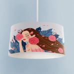 Mekta Home Gül Desenli Avize - Renkli - 1