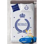Mekta Home Isim Yazdırılabilir Sünnet Yatak Örtüsü Takımı MKT-4013 - Beyaz - 140 x 220 cm