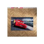 MEKTA HOME Kırmızı Şimşek Mcqueen Çocuk ve Bebek Odası Halısı Mktoyn-1009