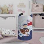 Mekta Home Küçük Denizci Kaptan Desenli Bebek ve Çocuk Odası Oyuncak Sepeti