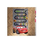 Mekta Home MKTH-188 Şimşek Mcqueen ve Hayvan Figürlü Çocuk ve Bebek Odası Halısı