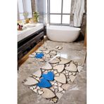 Mekta Home MKTPP-2056 60x100 50x60 cm Kalpli 2'li Banyo Paspas Takımı