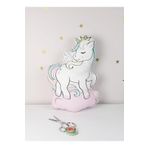 Mekta Home MKTUA-022 Unicorn Pofuduk Dekoratif Uyku Arkadaşı Yastığı ve Kırlent