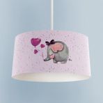 Mekta Home Mor Fiili Balonlu Pembe Avize