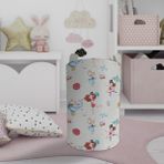 Mekta Home Renkli Sirk Desenli Bebek ve Çocuk Odası Oyuncak Sepeti