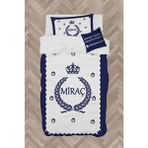 Mekta Home Sünnet Nevresim Takımı MKT-4035 Pamuk-Polyester Düz Desenli 160 x 220 cm Çok Renkli