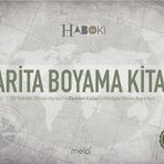 Mela Yayınevi Harita Boyama Kitabı - Haboki Jr.Dünya - 20 Tematik Dünya Haritası